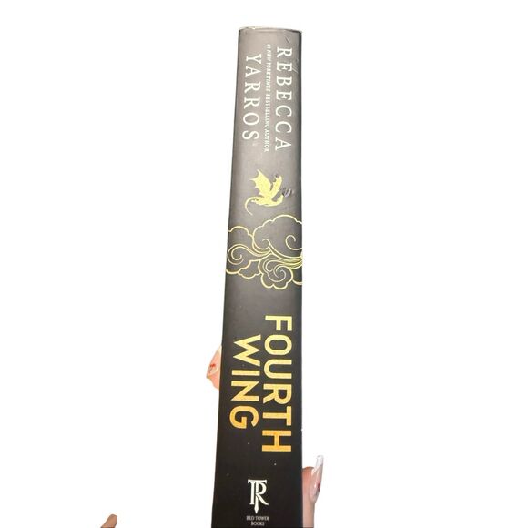 Fourth Wing by Rebecca Yarros Dragon sprayed edges Paperback - Picture 4 of 9